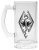 Кружка стеклянная Skyrim Dragon Symbol GLF0011 ABYstyle  1
