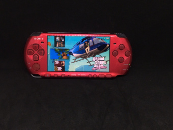 PSP 3000 Red + 32GB (~2300 Игр) [USED] 1