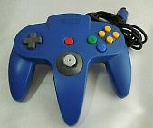картинка Nintendo 64 Controller Синий Оригинал NUS-005 USED. Купить Nintendo 64 Controller Синий Оригинал NUS-005 USED в магазине 66game.ru