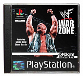 картинка WWF WAR ZONE original [PS1, английская версия] USED от магазина 66game.ru