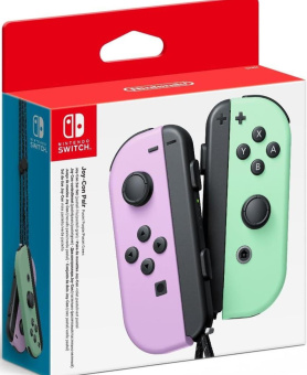 Набор из 2х контроллеров Joy-Con Светло-зеленый, светло-розовый (Pastel Purple Pastel Green)