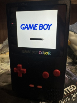 Game Boy Color чёрный IPS матрица !