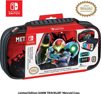 Сумка Game Traveler Deluxe Metroid Dread (Nacon) для Switch Oled Lite