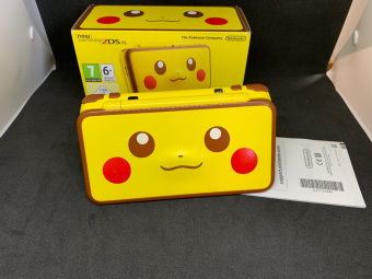 New Nintendo 2DS XL  Pikachu Edition Luma + Игры (USED) 1