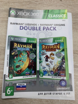 Обложка игры XBOX 360 Rayman Origins + Legends