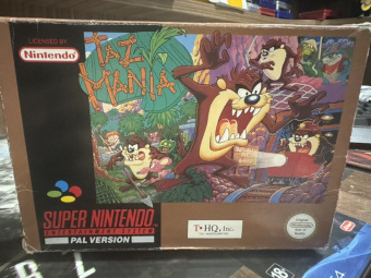 Taz Mania (SNES PAL) ORIGINAL Комплект Б  У