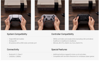 8bitdo Bluetooth ретро приемник адаптер для NES консоли 1