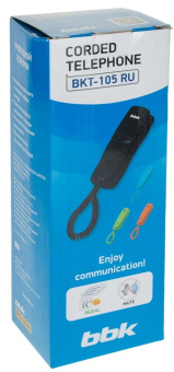 Телефон проводной BBK BKT-105 черный