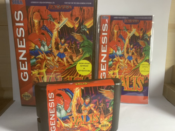 Полная реплика Valis с мануалом [Sega]