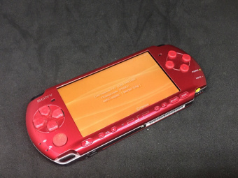 PSP 3000 Red + 32GB (~2300 Игр) [USED] 3