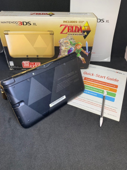 Nintendo 3DS Xl Zelda Edition + Luma + Игры (USED) 4