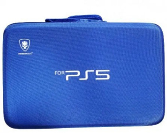 Сумка для консоли и геймпадов Plsystation 5 Dead Skull Blue 1