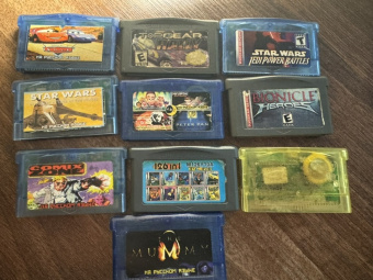 Лот староделов GBA 9