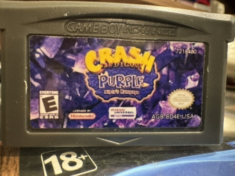 Crash Bandicoot Purple  Ripto's Rampage (Русская версия)  [GBA]