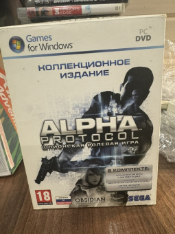 Alpha Protocol. Коллекционное издание Б У