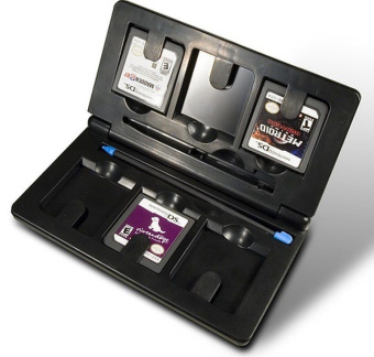 Комплект Comfort Stylus и Game Case чёрный для Nintendo DS PDP 1