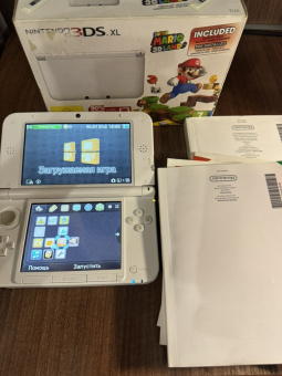 Nintendo 3DS XL белый + 32 Gb игры [USED]
