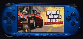 PSP 3000 Blue + 32GB (~2300 Игр)