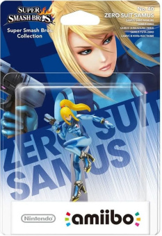Фигурка Amiibo Zero Suit Samus (коллекция Super Smash Bros.)