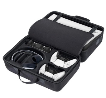 Сумка для консоли и геймпадов Playstation 5 Dead Skull Красная 3