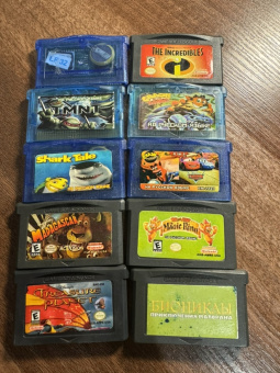 Лот староделов GBA 11