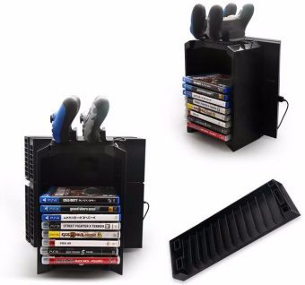 Стенд PS4 Slim Pro Multi-Functional Storage Stand Kit TP4-025 (DOBE) 1