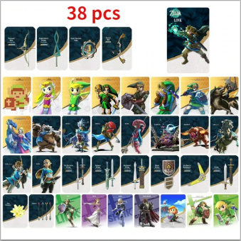 38 штук карт Amiibo Zelda с NXP чипом