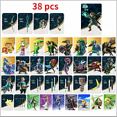 картинка 40 карт Amiibo Zelda Tears of The Kingdom с NXP чипом. Купить 40 карт Amiibo Zelda Tears of The Kingdom с NXP чипом в магазине 66game.ru