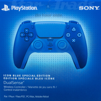 Геймпад беспроводной Sony DualSense для PS5 (Icon Blue)