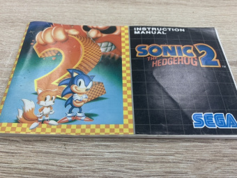 Мануал Sonic The Hedgehog 2 (Original) Sega