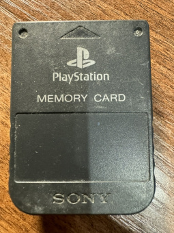 Карта памяти для PS1 оригинальная чёрная