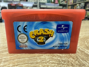 Crash Bandicoot 2  N-Tranced (английская  версия)[GBA] 2