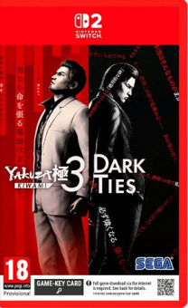 Yakuza Kiwami 3 & Dark Ties (Game-Key Card) [Nintendo Switch 2, русские субтитры]