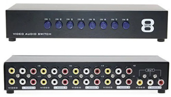 Коммутатор AV 8 в 1