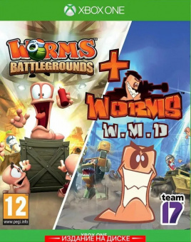 Worms Battlegrounds + Worms WMD - Double Pack [Xbox One, английская версия]