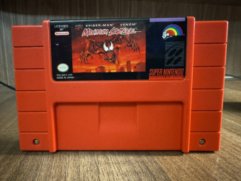 Spider-Man Venom Maximun Carnage (SNES NTSC) ORIGINAL Б У