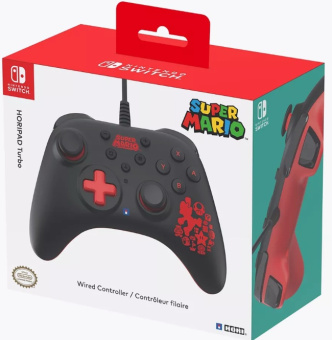 Nintendo Switch Геймпад Hori HORIPAD Turbo (Mario) для консоли Switch (NSW-462U)