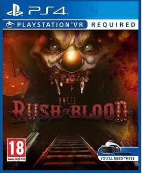 Until Dawn Rush Of Blood только для VR (PlayStation 4, русская версия)
