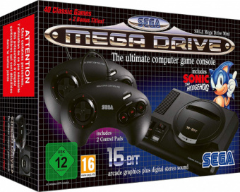 Sega Mega Drive Mini + 42 встроенных игры