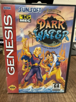 Полная реплика Pirates of Dark Water с мануалом [Sega]
