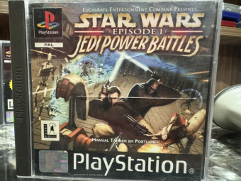 Star Wars Episode Jedi Power Battles original [PS1, английская версия] USED