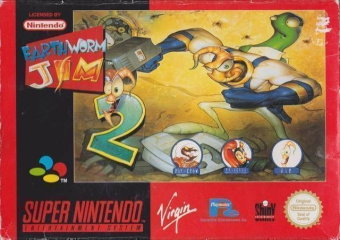 Earthworm Jim 2 (SNES PAL) в коробке