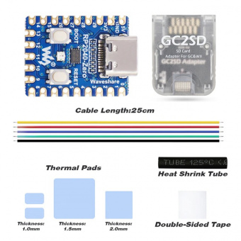 Picoboot Raspberry с адаптером для SD-карты SD2SP2