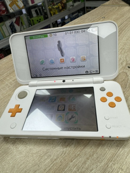 New Nintendo 2DS XL (белый + оранжевый) 32gb (Игры) USED