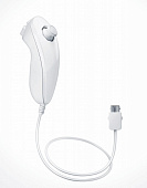 картинка Wii Nunchuk Controller (черный или белый). Купить Wii Nunchuk Controller (черный или белый) в магазине 66game.ru