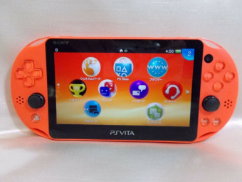PS Vita Slim 2000 Wi-Fi White (неоновый оранжевый ) 1