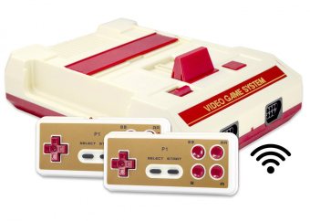 Retro Genesis 8 Bit Wireless + 300 игр (AV кабель, 2 беспроводных джойстика 2