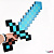 картинка Алмазный пиксельный меч Майнкрафт [Minecraft] 60 см. Купить Алмазный пиксельный меч Майнкрафт [Minecraft] 60 см в магазине 66game.ru