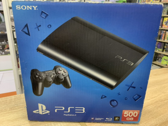 PlayStation 3 Super Slim 500 Gb +35 игр коробка