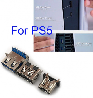Оригинальный скоростной USB-порт 3,2 Type-C 10 Гбит с PS5 1